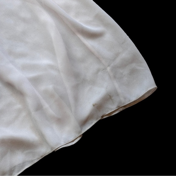 Watters Blush Inna Chiffon Deep V Bridesmaids Formal Dress US 12 - Picture 5 of 8